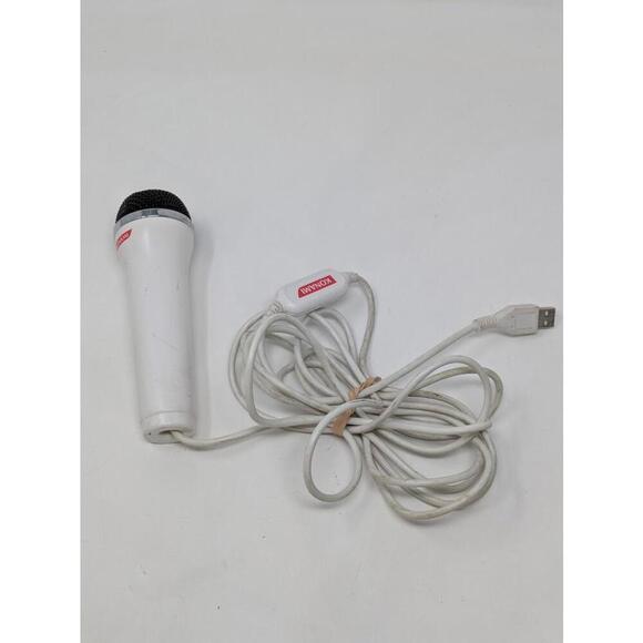 Konami RockBand Logitech USB Microphone for PS2 PS3 Wii XBox 360 E-UR20 White - Picture 1 of 4